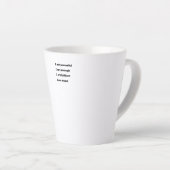 Taza de amor propio latte mok (Rechterhoek)