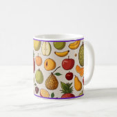 taza de café con diseño de frutas koffiemok (Voorkant rechts)