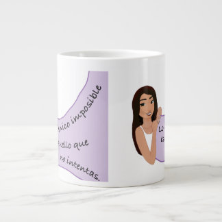 taza de Café con frases inspiradoras Extra Grote Beker