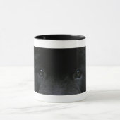 Taza de café con ojos de perro negro mok (Midden)