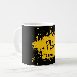 Taza de Cafe +Flow en negro Koffiemok