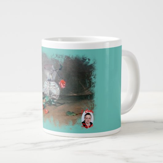 Taza De Café Gigante Bodegón Extra Grote Beker (Voorkant rechts)