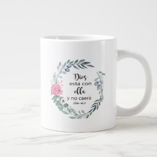 Taza De Café Gigante castellano, biblia, verso bib Extra Grote Beker