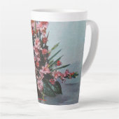 Taza De Café Latte Bodegón de flores Mok (Rechterhoek)