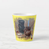 Taza De Café Latte Bodegón Latte Mok (Voorkant)