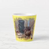 Taza De Café Latte Bodegón Mok (Voorkant)