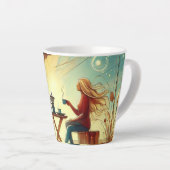  Taza de café  Latte Mok (Rechterhoek)