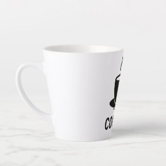 Taza de café latte mok