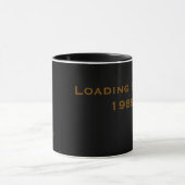 Taza de Café Negra 'Loading Since 1989' Mok (Midden)