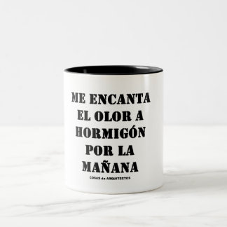 Taza de Café - OLOR A HORMIGÓN POR LA MAÑANA Tweekleurige Koffiemok