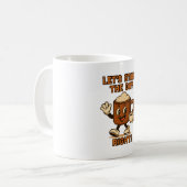 taza de café retro de caffi koffiemok (Voorkant links)