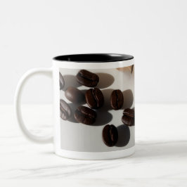 Taza de café tweekleurige koffiemok