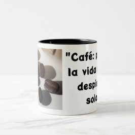 Taza de café tweekleurige koffiemok