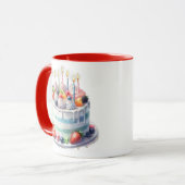 Taza de cumpleaños mok (Voorkant links)