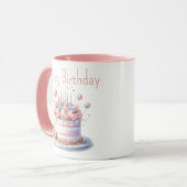 Taza de cumpleaños mok (Voorkant links)