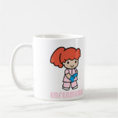 Taza de enfermera con guantes koffiemok (Links)