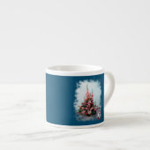 Taza De Espresso Bodegón de flores Kop (Voorkant rechts)