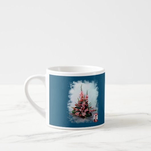 Taza De Espresso Bodegón de flores Kop (Links)