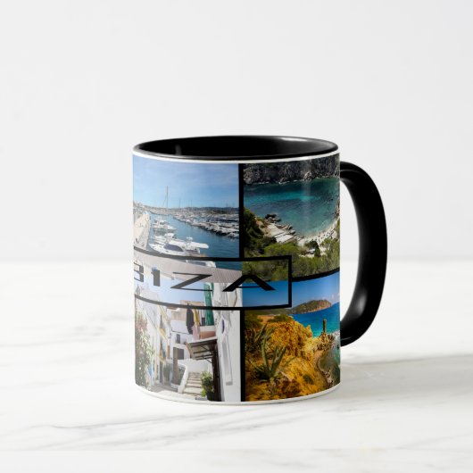 taza de la isla de Ibiza en Baleares Mok (Voorkant rechts)