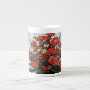 Taza de Porcelana Bodegón de flores Porselein Kop