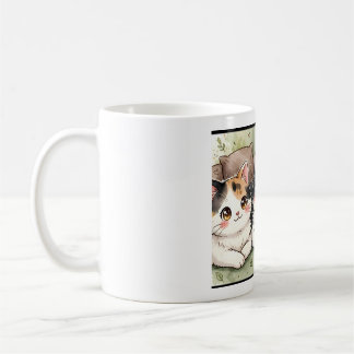 Taza de tres Gatitos Kawaii Sentados Koffiemok