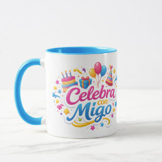 Taza de Viaje y de Regalo con Diseño “Celebra Conm Mok