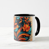 Taza Decorativa Arte Simbólico Transformación Mok (Voorkant rechts)