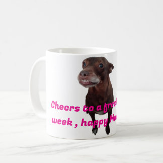 Taza desayuno con perrito divertido koffiemok