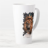 Taza Diseño de León Latte Mok (Rechterhoek)