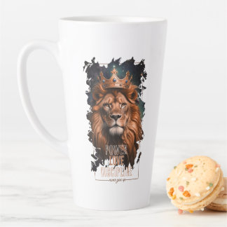 Taza Diseño de León Latte Mok