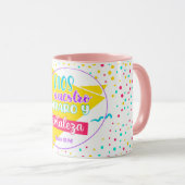 Taza en Colores Combinados Mok (Voorkant rechts)