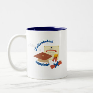 Taza Graduación El Recuerdo Perfecto de tu Logro Tweekleurige Koffiemok