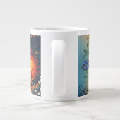 taza grande decorativa extra grote beker (Achterkant)