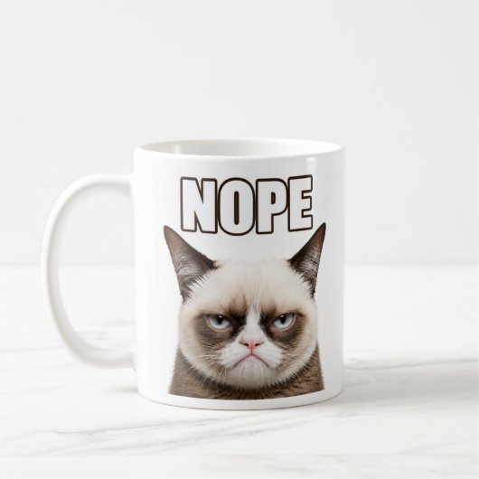 Taza Grumpy Cat NOPE Mug (Gauche)
