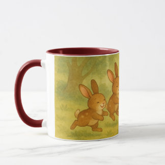 Taza grupo de conejos mok