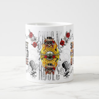 taza jumbo diseño THE GUNS AND ROSES Extra Grote Beker