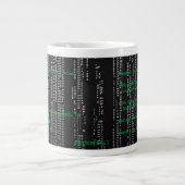 Taza matrix hacker phyton programmer 1 extra grote beker (Voorkant)