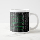 Taza matrix hacker phyton programmer 1 extra grote beker (Rechts)