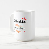 Taza motivacional Cafecito y a darle | Mug (Devant gauche)