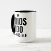 Taza mug with a religious phrase (Devant gauche)
