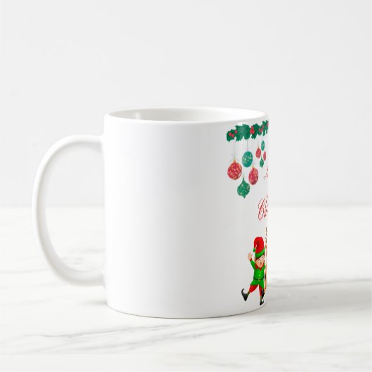 Taza navideña koffiemok (Links)