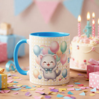 Taza para cumpleaños infantil mok