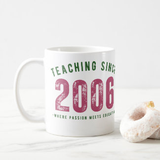 Taza para profesor | Teaching Since 2006 Koffiemok