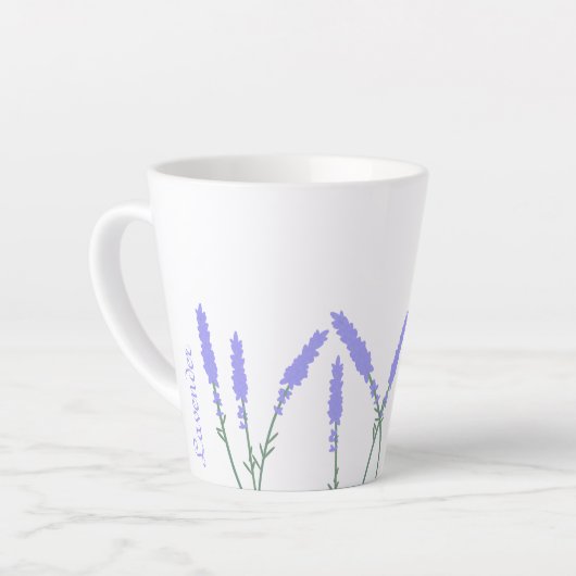 Taza personalizable con lavandas latte mok (Linkerhoek)