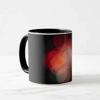 Taza personalizada con fotografía de efecto bokeh mok