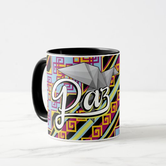 Taza Personalizada Paz Mok (Voorkant links)