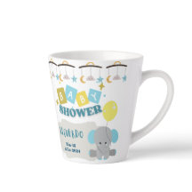 taza recuerdo del baby shower  personalizada