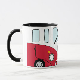 Taza Retro Kombi Vintage – Vanlife Hippie Style co Mok