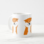 Taza Shiba inu Saludo. Koffiemok (Voorkant links)