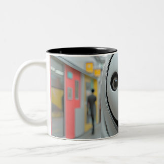 taza sorpresa tweekleurige koffiemok